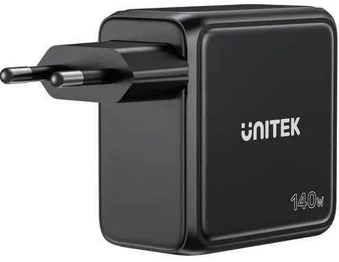 UNITEK GAN CHARGER WITH DISPLAY, 140W, 3xUSB-C