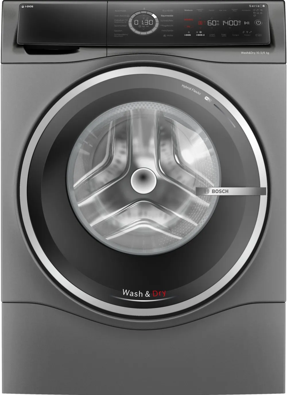 Bosch WNC254AS0 Series 8 (grey/black, Home Connect)