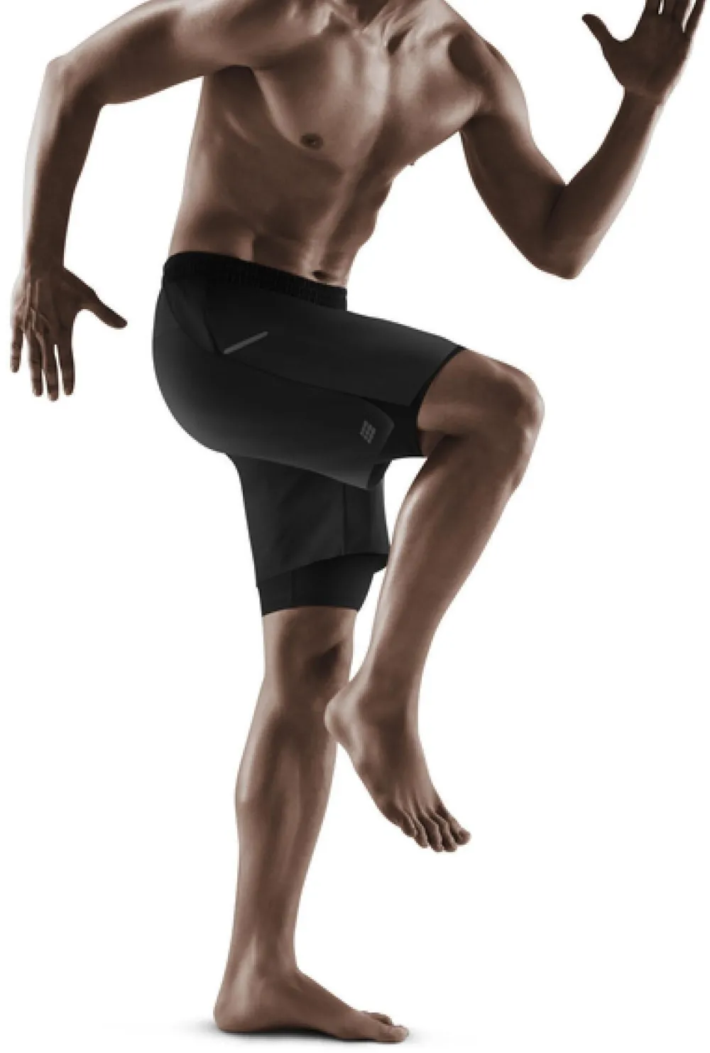 CEP - pantaloni scurti 2 in 1 - Training 2in1 Shorts - Black - S
