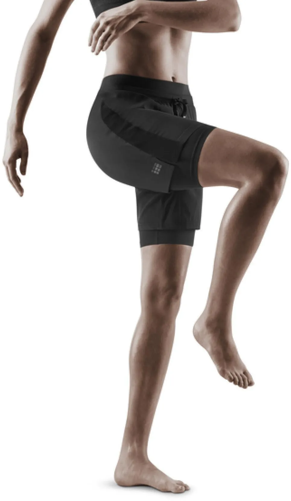 CEP - pantaloni scurti 2 in 1 - Training 2in1 Shorts W - Black - XS