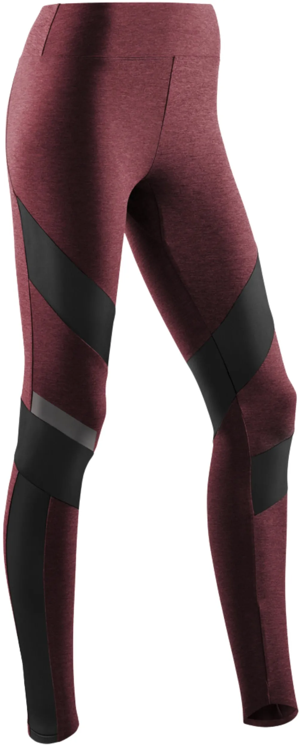 CEP - colanti de alergare - Training Tights W - Cardio cherry melange - S