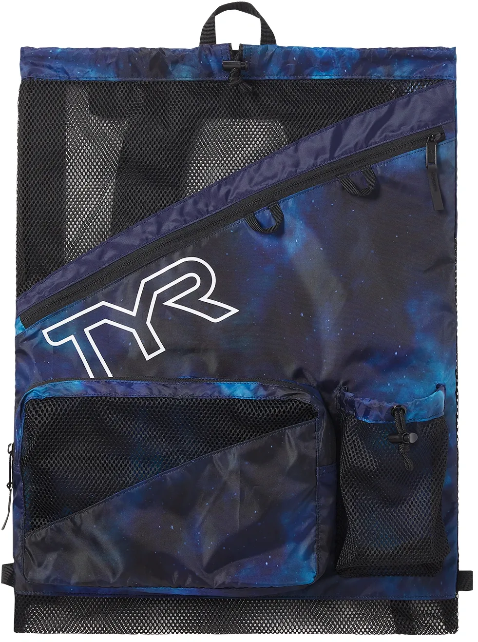 TYR - rucsac materiale inot - Elite Team Big Mesh Mummy - blue | teal | green - 40L