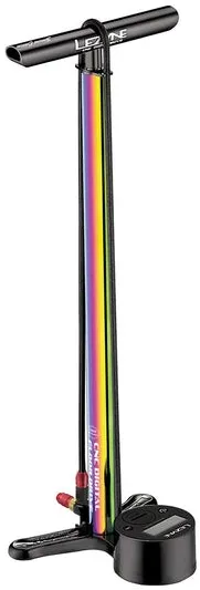 Lezyne - pompa podea - CNC Digital Drive 3.5 - manometru - Schrader I Presta - neo metallic - 220 psi