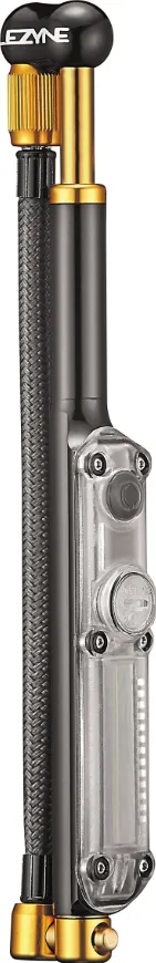 Lezyne - mini pompa - Hand Pump Shock Drive - 350 psi | 24.1 bar - black I gold - 14 cm