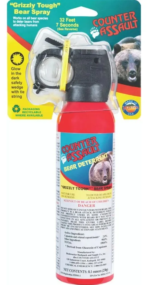 Counter Assalt - spray Bear Deterrent - pana la 10m - 230g