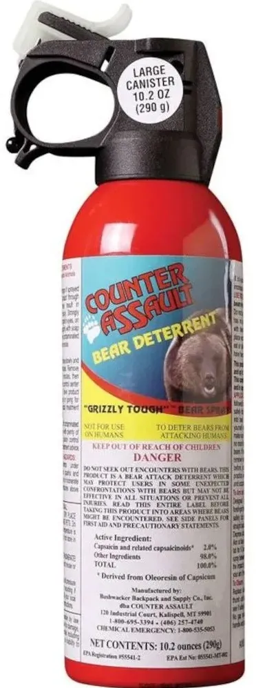 Counter Assalt - spray Bear Deterrent - pana la 12m - 290g
