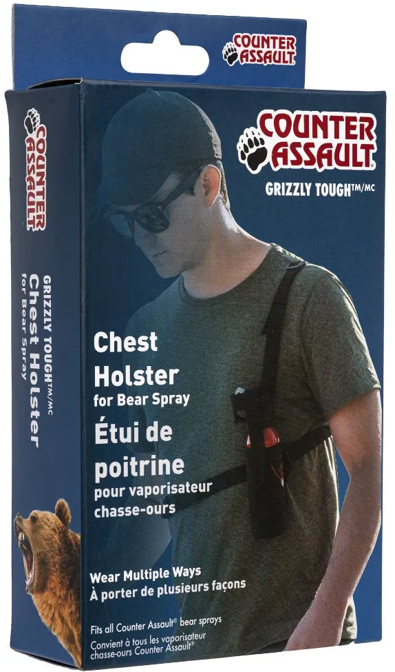 Counter Assalt - husa spray urs cu prindere piept