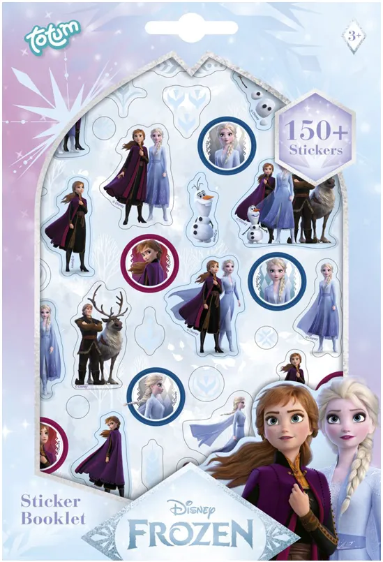 Carnetel cu stickere Frozen, Creative Craft, 4 file