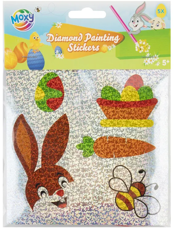 Pictura cu diamante Creative Craft, set 5 buc, tematica Paste