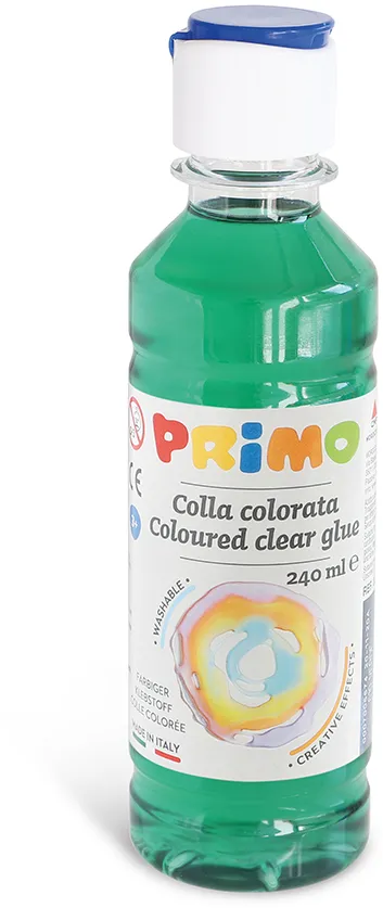 Lipici Morocolor Primo, pe baza de apa, verde transparent