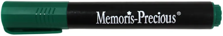 Marker permanent, varf tesit 2-7 mm, verde, 12 bucati/cutie