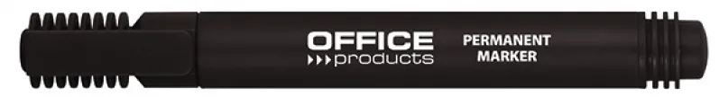 Marker permanent, Office Products, varf rotund, 1-3 mm, negru