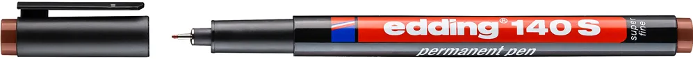 Marker Edding 140 OHP, permanent, varf 0.3 mm, maro