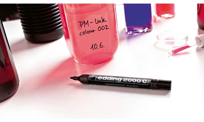 Marker permanent Edding 2000 C, varf rotund 1,5-3 mm, maro
