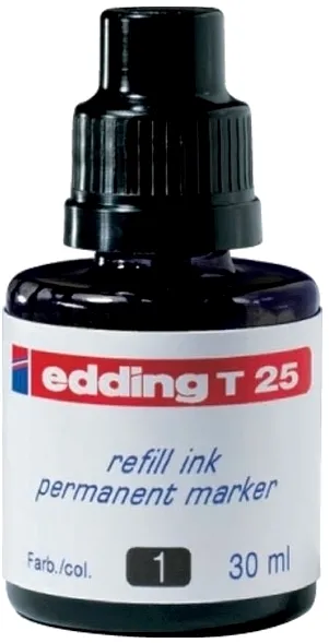 Tus pentru marker permanent Edding T25, 30 ml, negru