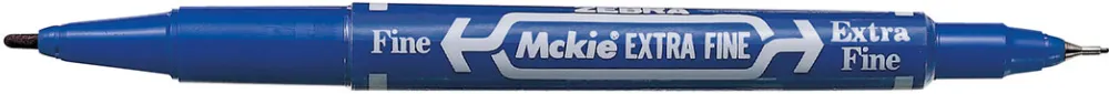 Marker permanent cu doua capete Zebra, Mckie Care, 0.5 mm/1 mm