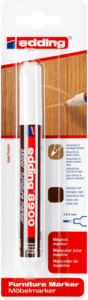 Marker Edding 8900 pentru retusuri mobilier, lemn mahon