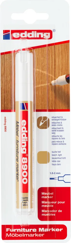 Marker Edding 8900 pentru retusuri mobilier lemn, fag
