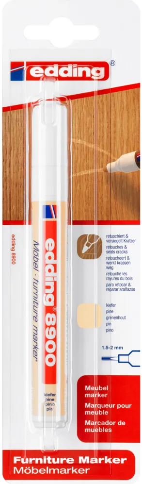 Marker Edding 8900 pentru retusuri mobilier, lemn pin