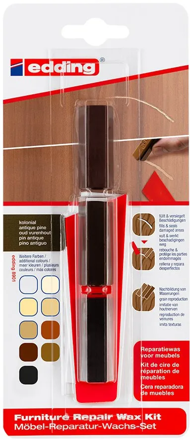 Kit Edding 8901, ceara pentru reparatii mobila, pin, blister