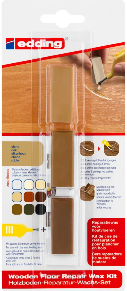 Kit Edding 8902, ceara pentru reparatii pardoseala, stejar, blister
