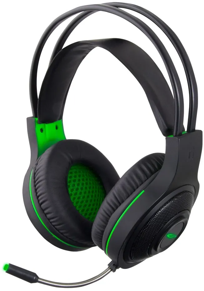 Esperanza EGH430 Headphones with microphone Headband Black, Green