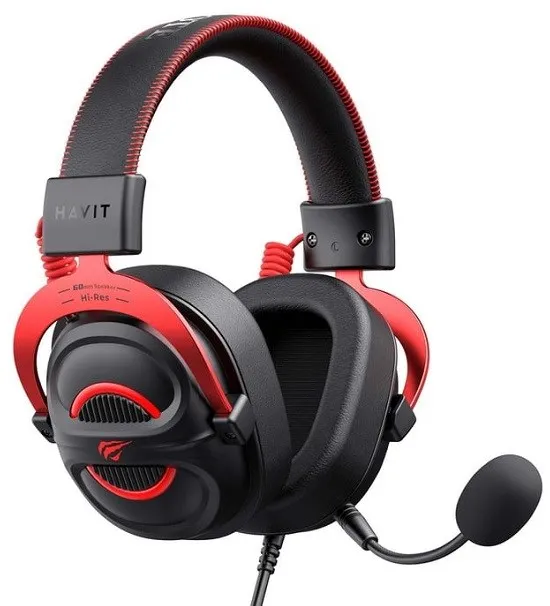Havit H2002E Pro Headset Wired Head-band Gaming Black, Red
