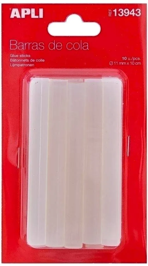 Rezerva pistol de lipit Apli 40W, diametru 11 mm, 10 bucati/set