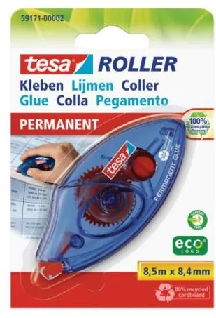 Roller lipici permanent Tesa, 8.4 mm x 8.5 m