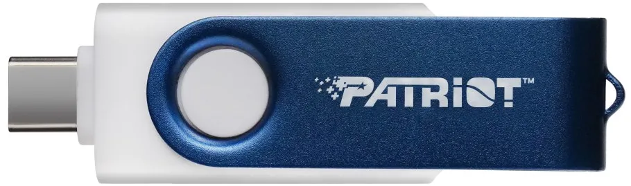 Patriot Memory Xporter X550 USB flash drive 128 GB USB Type-A / USB Type-C 3.2 Gen 1 (3.1 Gen 1) Blue, White
