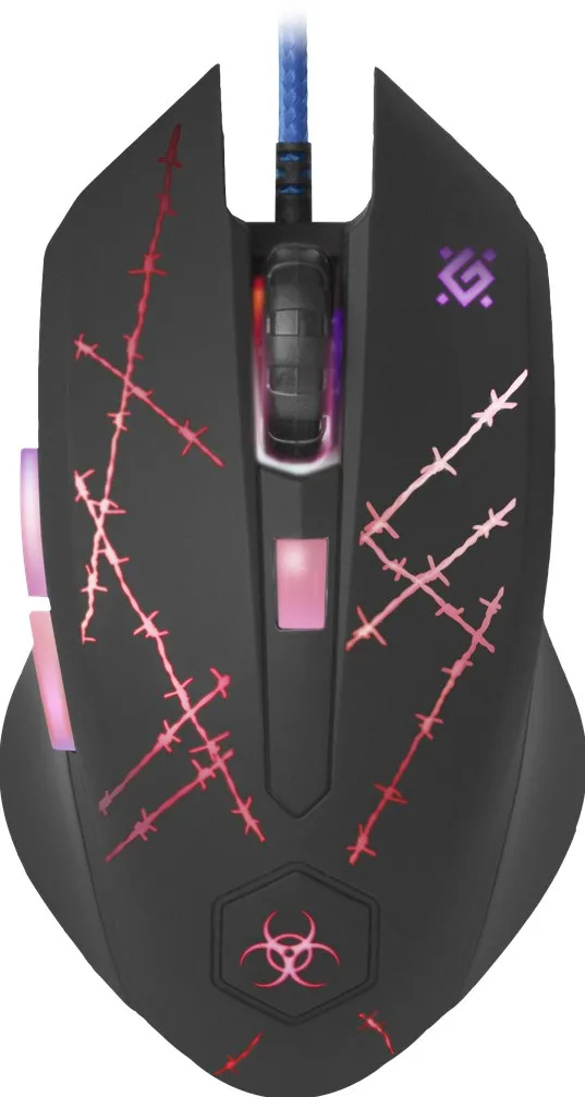 Defender Forced GM-020L mouse Gaming Ambidextrous USB Type-A Optical 3200 DPI