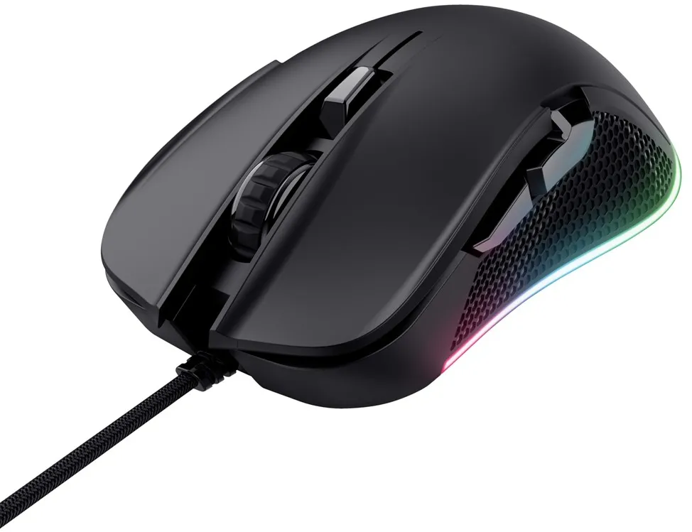 Trust GXT 922 YBAR mouse Right-hand USB Type-A Mechanical 7200 DPI