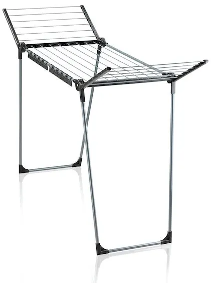 Pegasus 150 Solid Black LEIFHEIT upright dryer