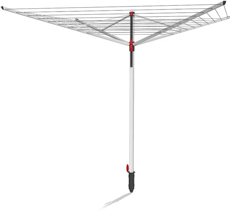 Uscator rufe Vileda Sun Lift 50 aluminiu 50 m negru/alb