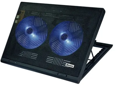 Vakoss LF-2463 laptop cooling pad 43.2 cm (17") Black