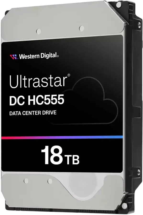 Western Digital Ultrastar DC HC555 internal hard drive 18 TB 7200 RPM 512 MB 3.5" Serial ATA III