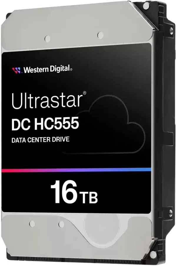 Western Digital Ultrastar DC HC555 internal hard drive 16 TB 7200 RPM 512 MB 3.5" Serial ATA III