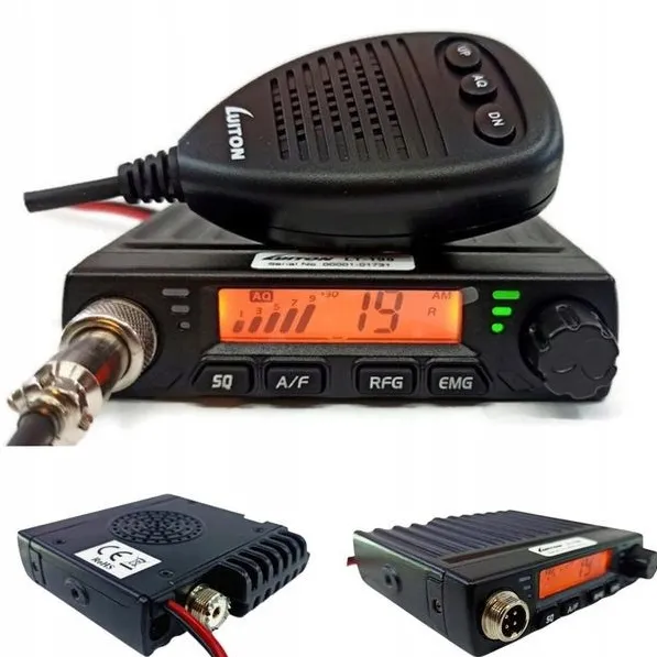 Luiton LT-198 ASQ AM/FM CB Radio Cigarette Lighter Plug Black