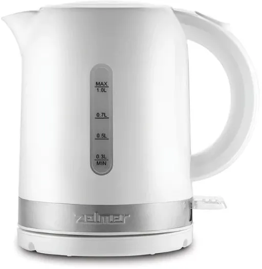 Zelmer ZCK7018 1-litre 1500W electric kettle, white