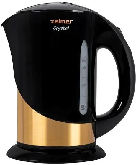 Fierbator electric ZELMER ZCK7630 Crystal Gold 1.7 L 2200 W negru auriu