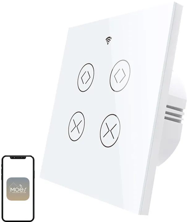 MOES WRS-EUC2-WH-MS Comutator inteligent pentru obloane rulante