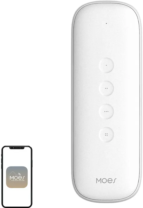 MOES ZR-SR-R01-WH Comutator pentru scenarii ZigBee, IP55 (alb)