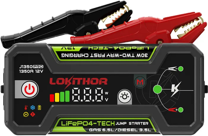 LOKITHOR J1350 Pro 25,6 Wh – Dispozitiv de pornire a motorului