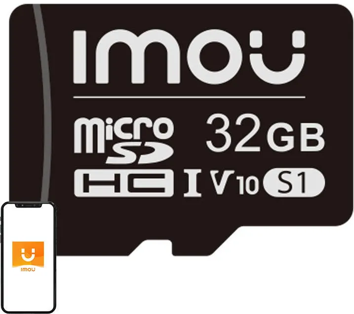 Card de memorie IMOU microSD 32GB (UHS-I, SDHC, 10/U1/V10, 90/20)