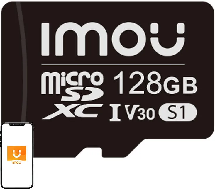 Card de memorie IMOU 128GB microSD (UHS-I, SDHC, 10/U3/V30, 95/38)