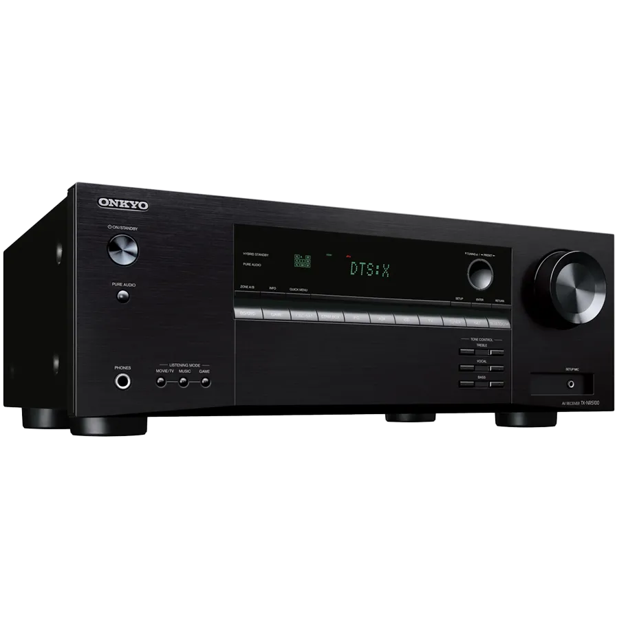 Onkyo TX-NR5100 7.2-Channel 8K AV Receiver, Black
