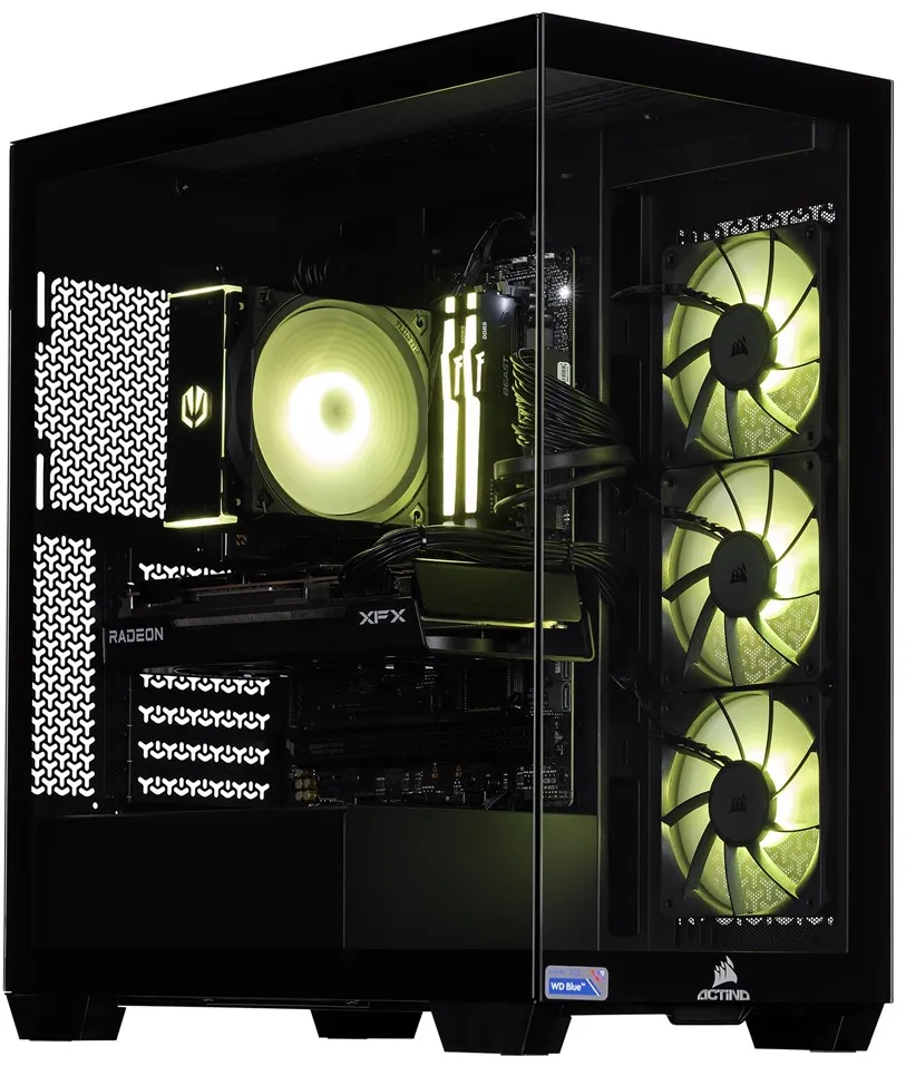 Actina 5901443413745 PC AMD Ryzen™ 7 8700F 32 GB DDR5-SDRAM 2 TB SSD NVIDIA GeForce RTX 5070 Ti Midi Tower Black