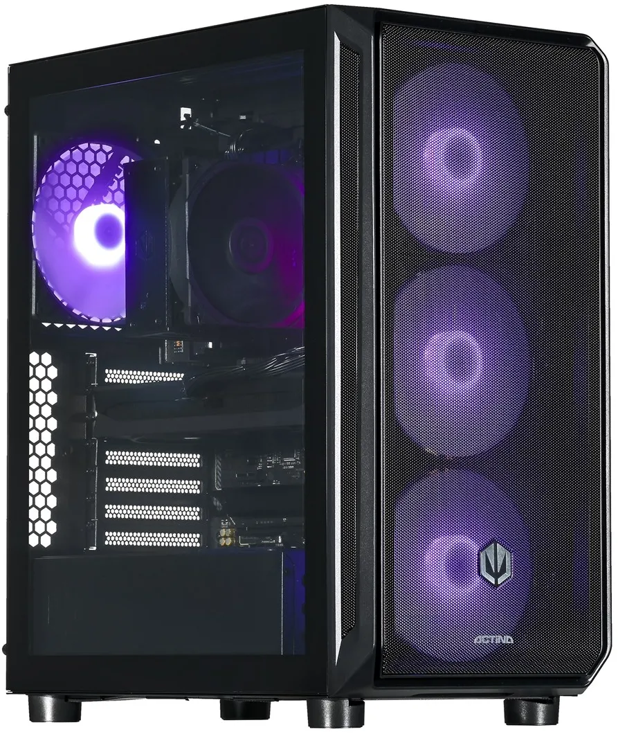 Actina 5901443414513 PC AMD Ryzen™ 7 7700X 32 GB DDR5-SDRAM 2 TB SSD NVIDIA GeForce RTX 5070 Midi Tower Black