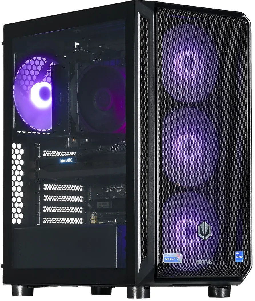 Actina 5901443410249 PC Intel® Core™ i5 i5-14400F 32 GB DDR5-SDRAM 1 TB SSD Intel Arc B580 Midi Tower Black