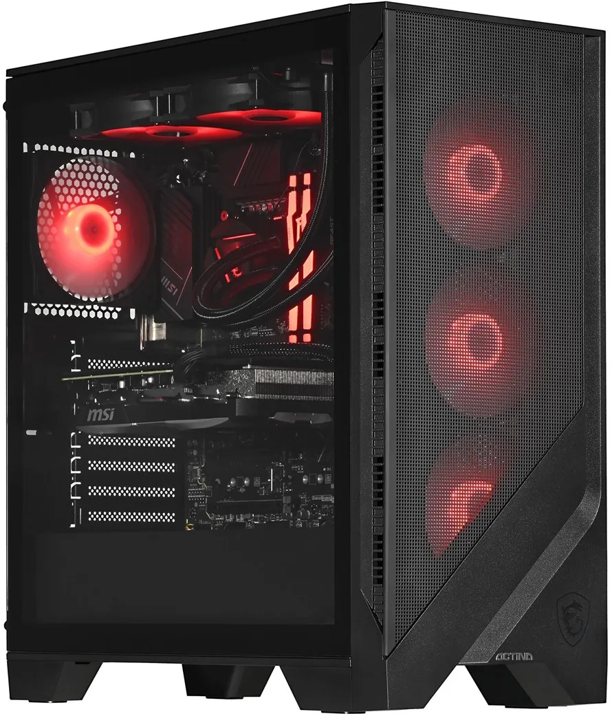 Actina 5901443421535 PC Intel Core Ultra 7 265KF 32 GB DDR5-SDRAM 2 TB SSD NVIDIA GeForce RTX 5080 Windows 11 Home Midi Tower Black